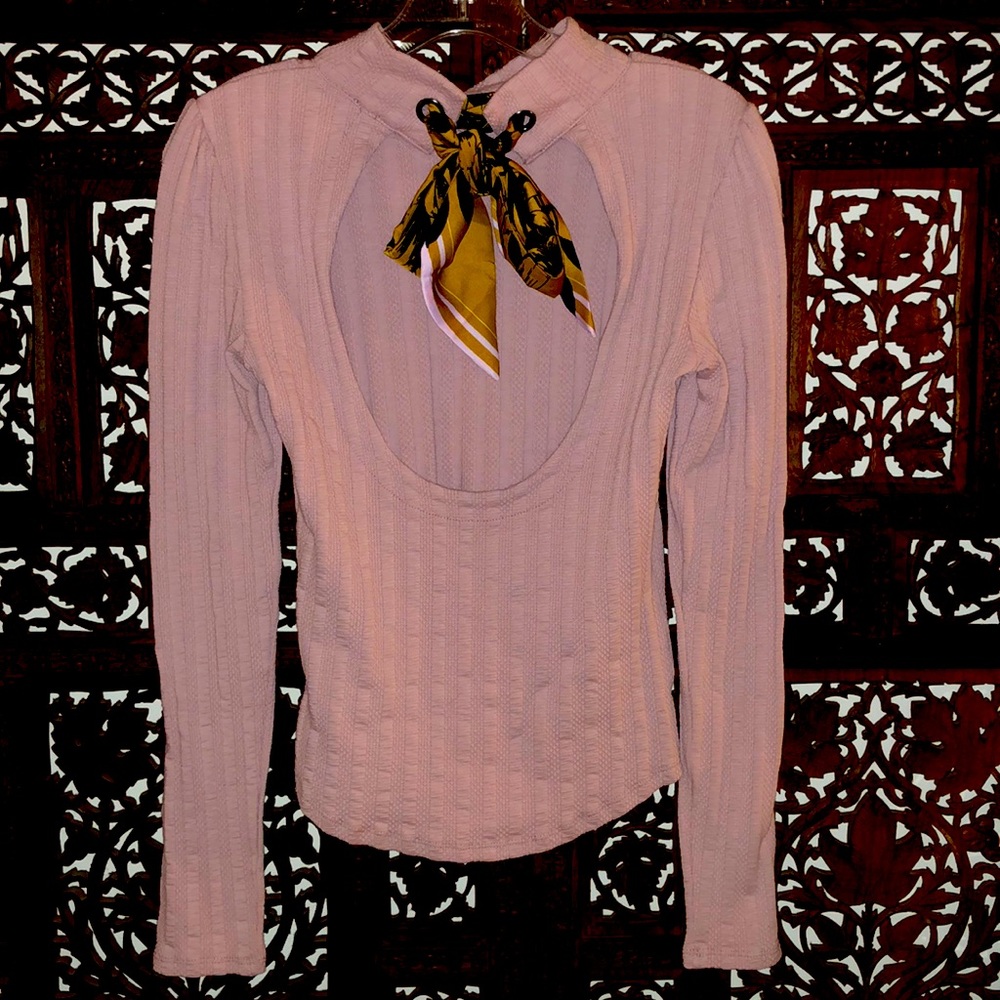 Brand New With Tags Free People Barely Lilac Ribbed Top Size Small